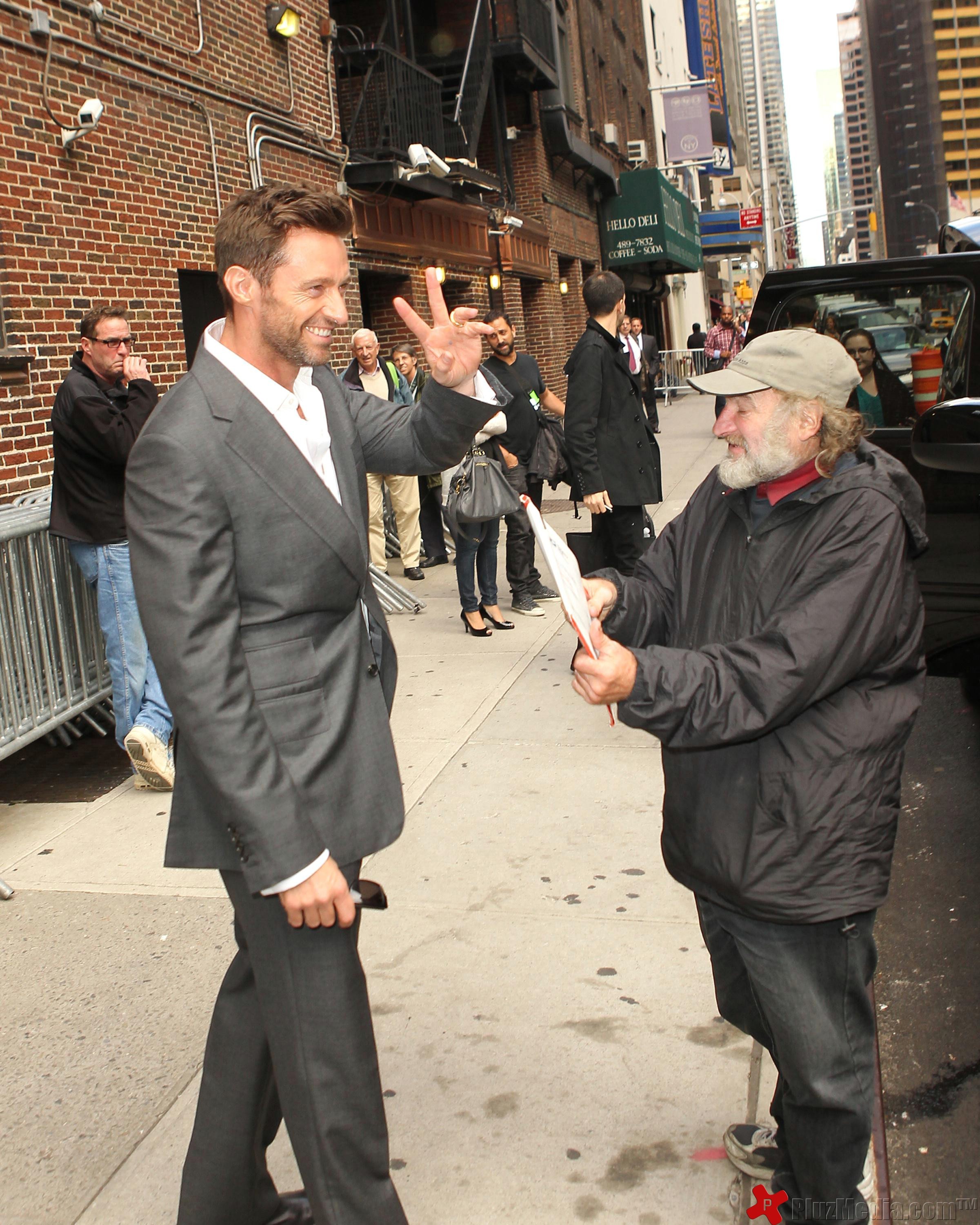 Hugh Jackman at 'The Late Show With David Letterman at the Ed Sullivan | Picture 95305